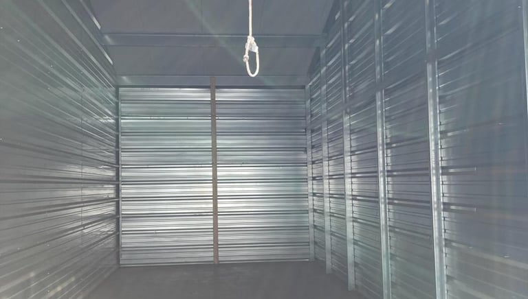 inside of self storage units, Hurley, WI