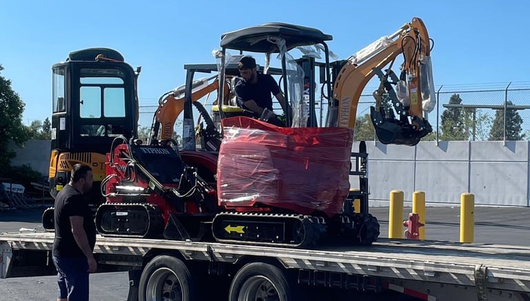 TYPHON excavators on the way in USA
