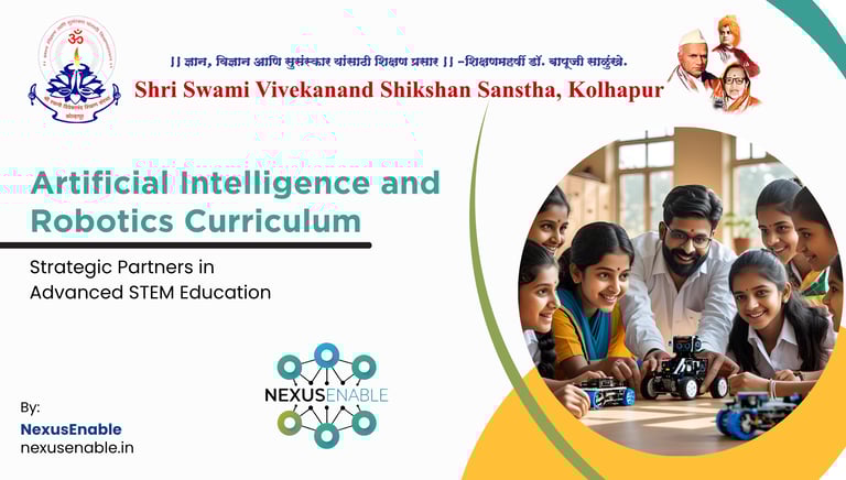 Shraddha Bhurkunde's Nexus Enable launched AI and Robotics curriculum for SSVSS