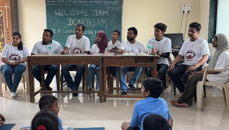 donoriam team at school