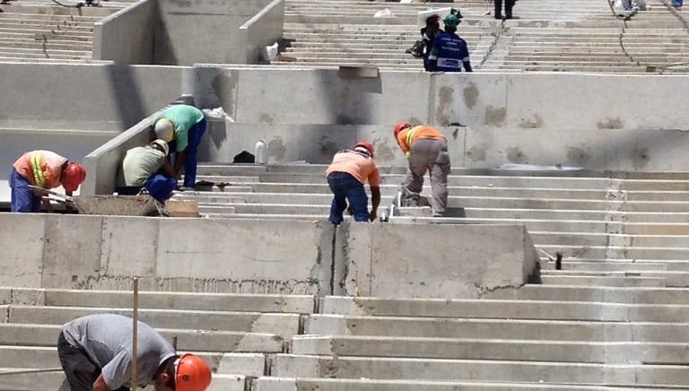 juntas de dilatação no maracanã