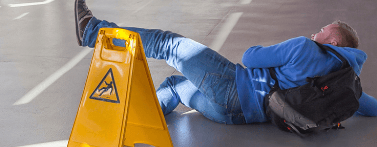 SLIP AND FALL PARKING GARAGE 