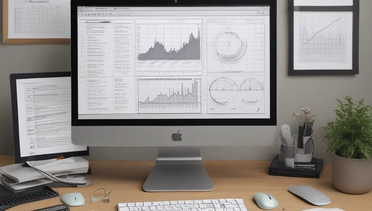 A financial consultant discussing strategies with a client in a modern office.