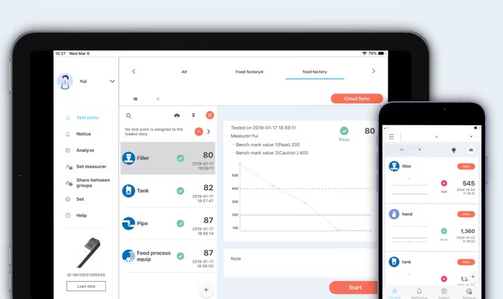 Lumitester Smart App Kikkoman A3