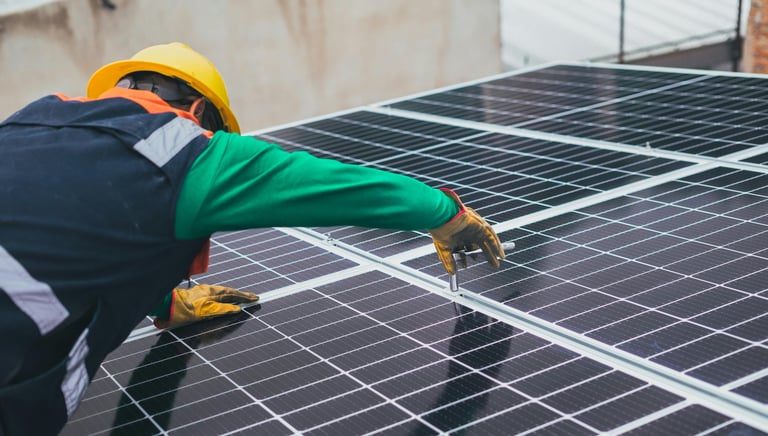 instalación de paneles solares