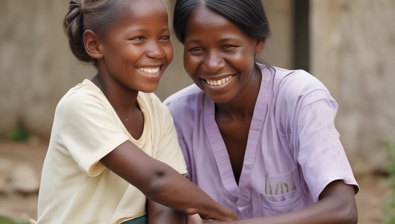 A group of people wearing black graduation caps and gowns sit outdoors, attending a graduation ceremony. The focus is on a cap with the phrase 'I'm a Social Worker! What's your superpower?' written on it. Sunlight casts a warm glow over the scene, highlighting the joyous atmosphere.
