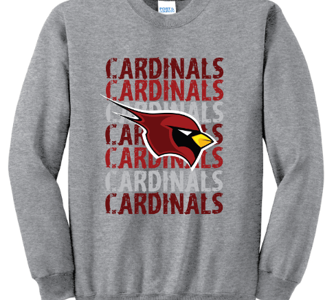 a sweatshirt with a cardinal cardinals logo on it