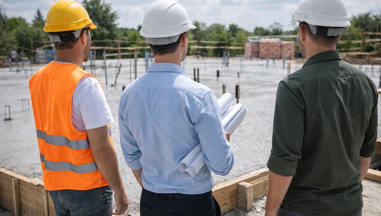 TNA Architecture, Melbourne Architect, Construction Admin, Construction Administration, Site Visit