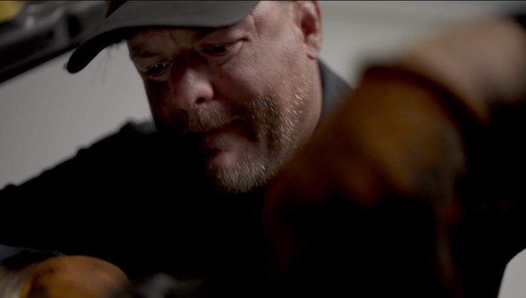 Joe Landry, Still Frame, Blood Guzzler, 2024, Dark of the Mountain