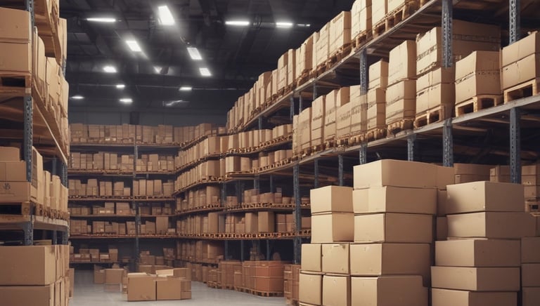 Delivery truck loaded with bedding products ready for shipment.