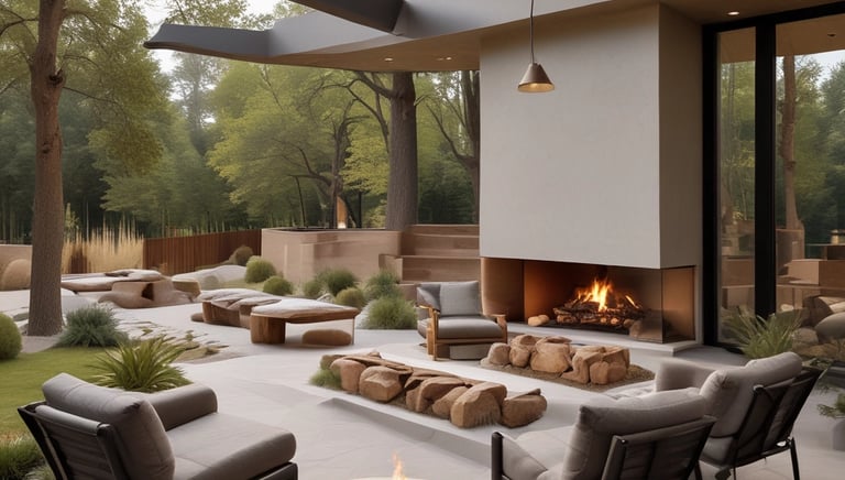 A modern custom home overlooking the coast.