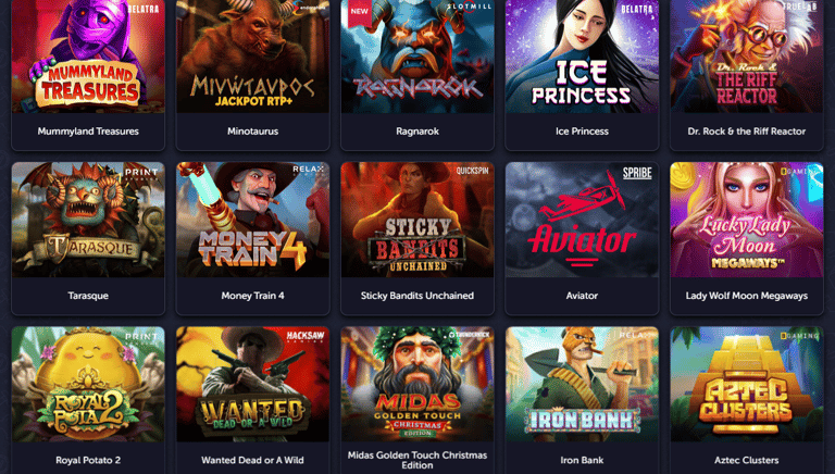 Popular Game Selection vavada