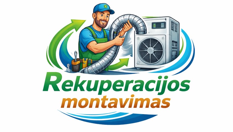 rekuperacijos montavimas