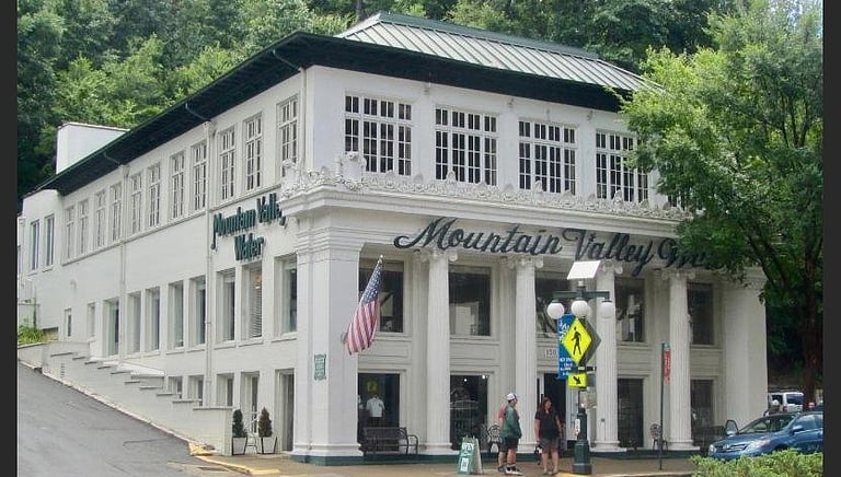 Mountain Valley Spring Water in Hot Springs Arkansas