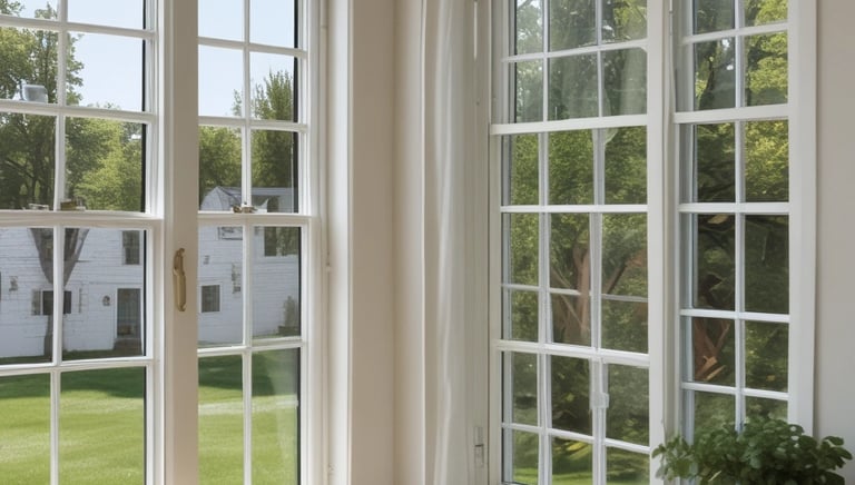 Close-up of a sparkling crystal chandelier being carefully polished inside a high-end residence.