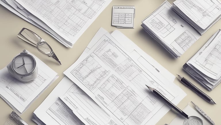 A professional reviewing detailed construction cost estimates on a laptop.