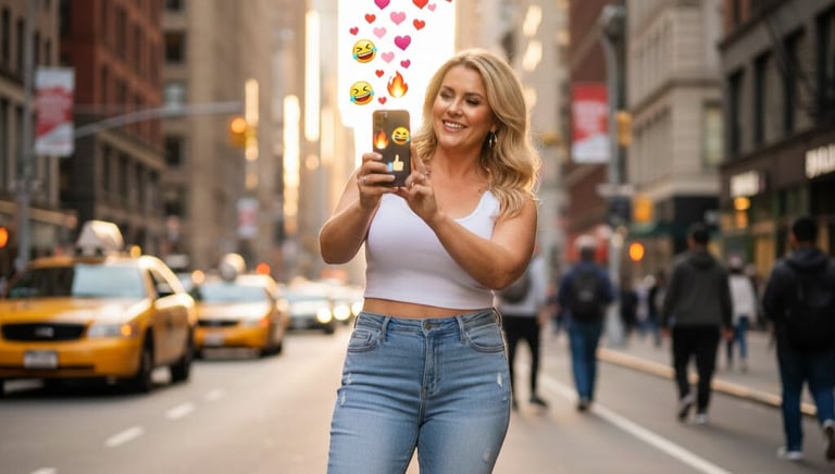 onlyfans milf doing social media