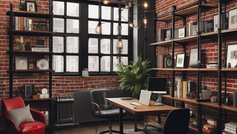 Modern custom kitchen with sleek metal and wood finishes in a bright, open space.
