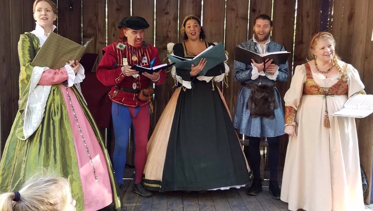 Performing at Ren Fest here in Wyandotte County.