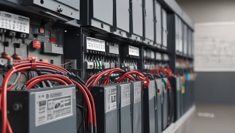 Close-up of a modern CCTV camera mounted on a building exterior in an urban area.