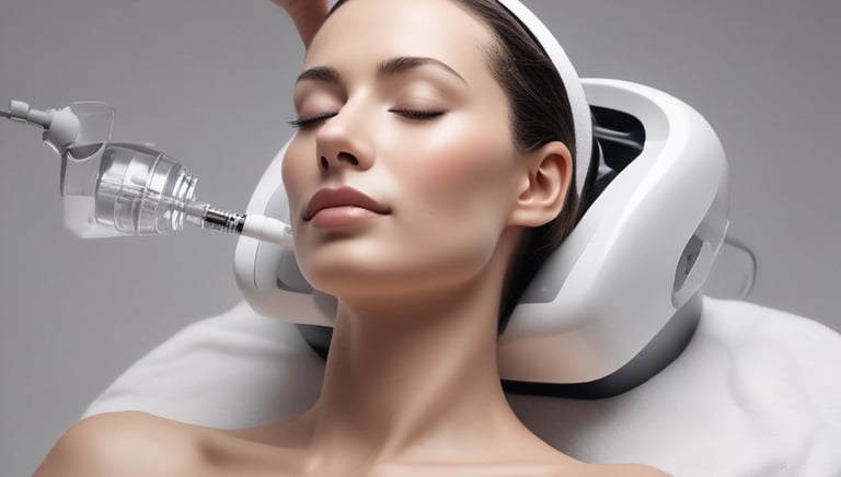 Bright and inviting beauty studio with skincare products neatly arranged.