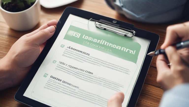 Close-up of hands calculating loan payments with a calculator and documents.