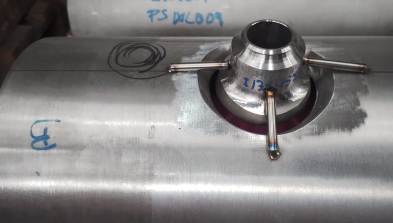 Fabricação de tanque industrial