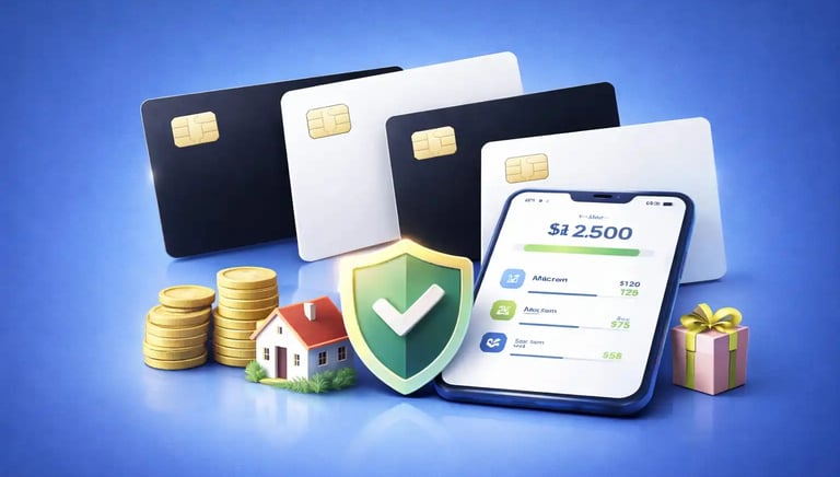 family payment cards with parental controls shared budgets spending limits and real time monitoring