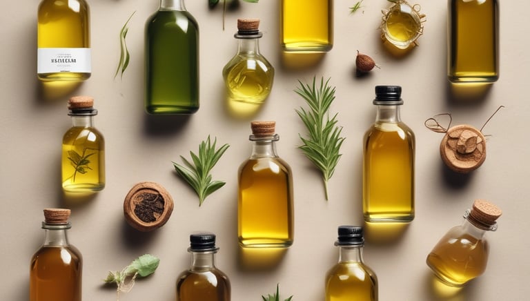 Close-up of fresh oranges and vitamin C capsules on a wooden table