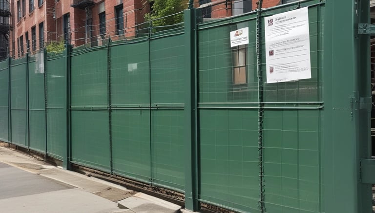 Yellow construction bypass sign on concrete pillar