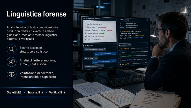 linguistica forense