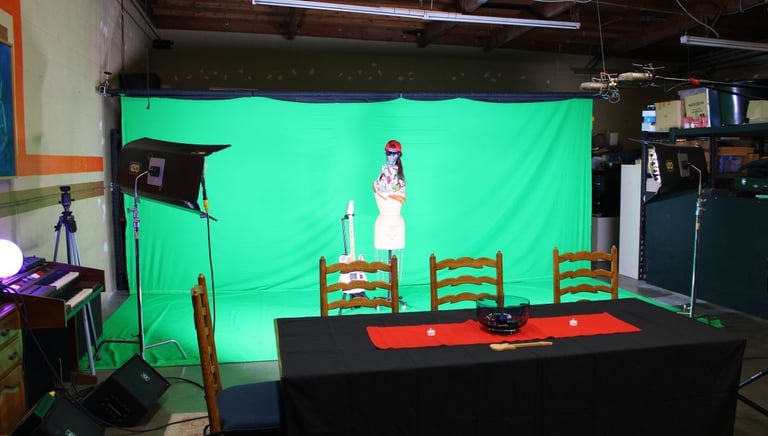photo shoot in Torrance video podcast studio