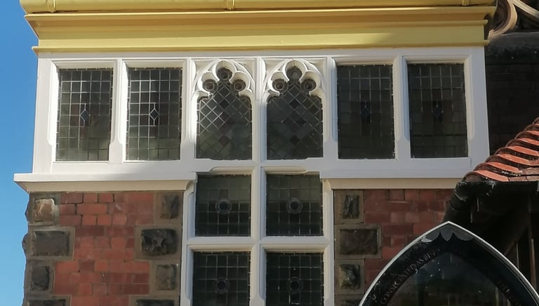 Church exterior painted by Dave Camp