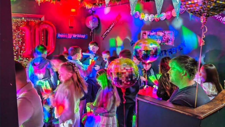 Childrens party being hosted by mr dub from tykie time entertainment ltd