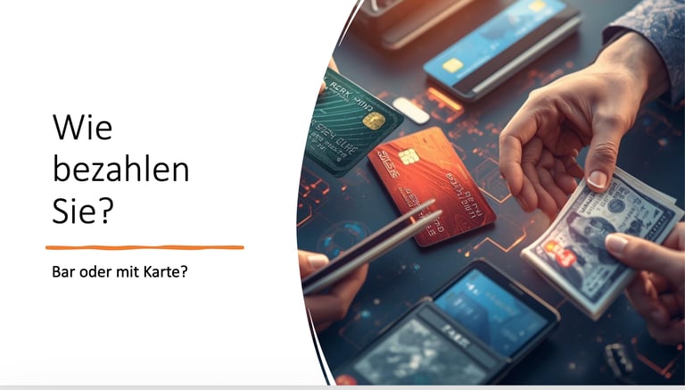 Learning how to pay in German using everyday vocabulary and real situations