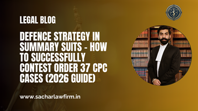 Defence Strategy in Summary Suits – How to Successfully Contest Order 37 CPC Cases (2026 Guide)