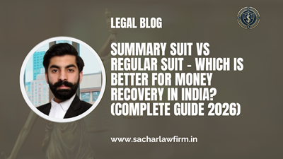 Summary Suit vs Regular Suit – Which is Better for Money Recovery in India? (Complete Guide 2026)