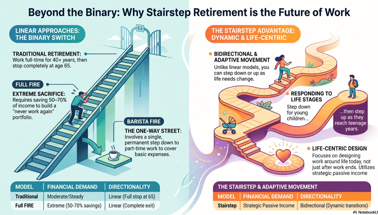 the binary flexibility of stairstep retirement