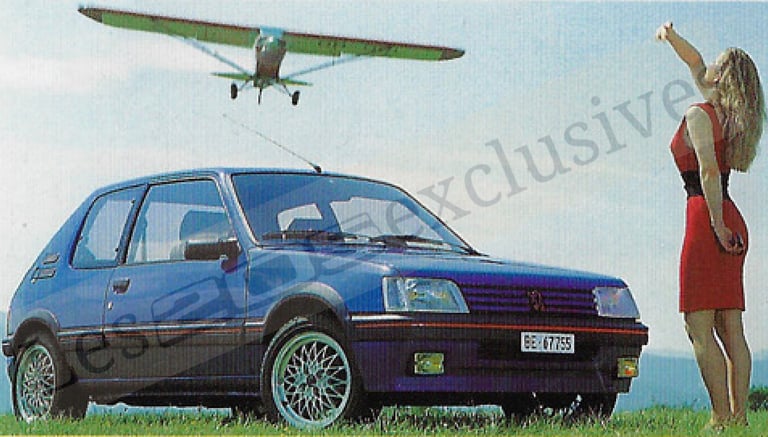 Brochure Peugeot 205 GTI Miami 1990
