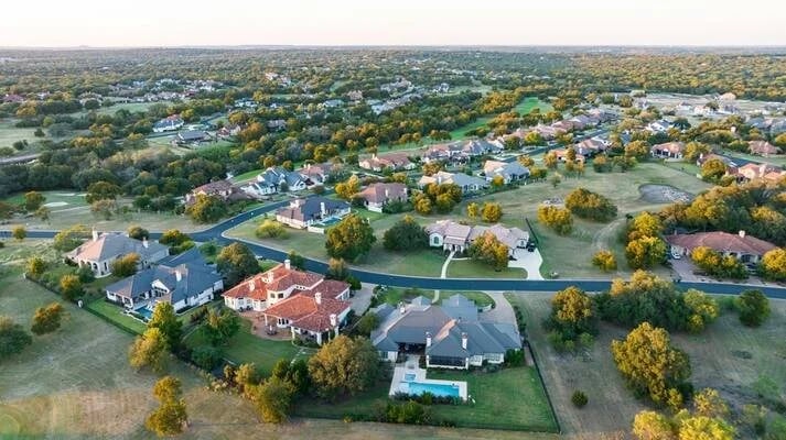 Elegant home with large clear windows, window cleaning in Hollywood Park, TX