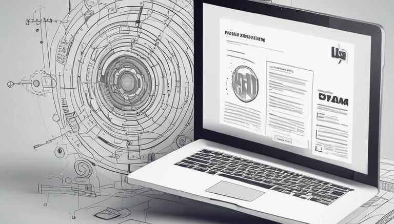 Image showing a business owner reviewing local SEO analytics and maps