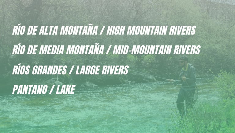 Entorno guía de pesca en León