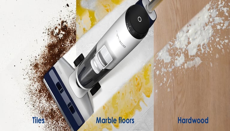 Cordless floor washer