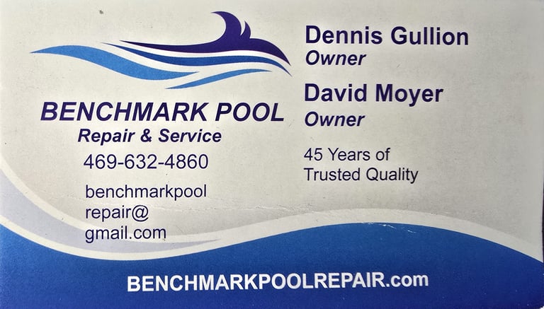 Benchmark Pool Repair & Service