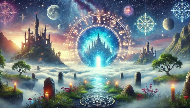 un portail de reality shifting vers un univers de fantasy