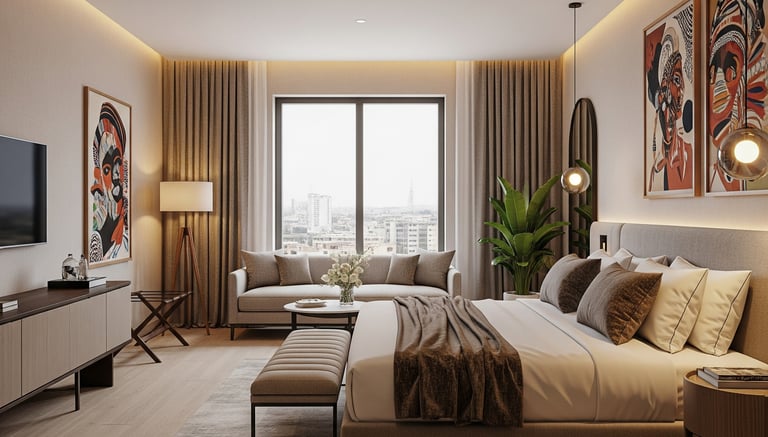 New build. Luxury Hotel Finish. Luxury Interior Design.
