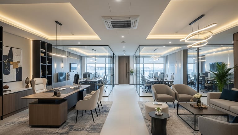 Office Renovation. Luxury Finish. Luxury Interior Design.