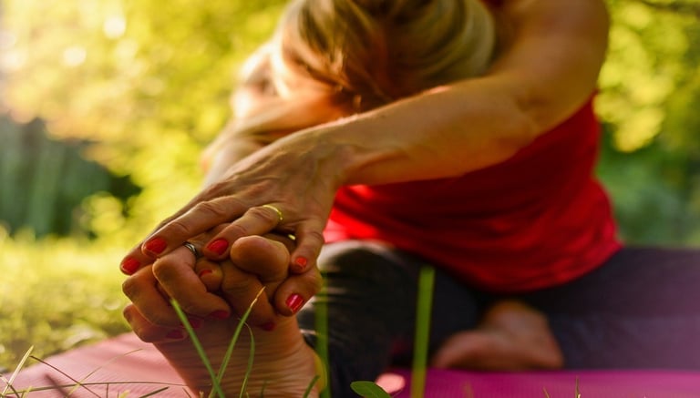 Woman doing Yoga
