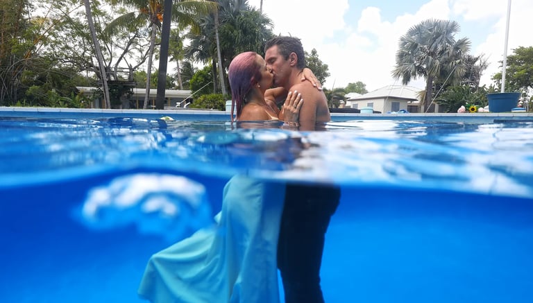 bride and groom underwater brides 