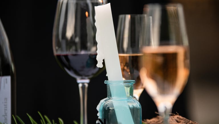 Corners de vino personalizados en evento de Talavera